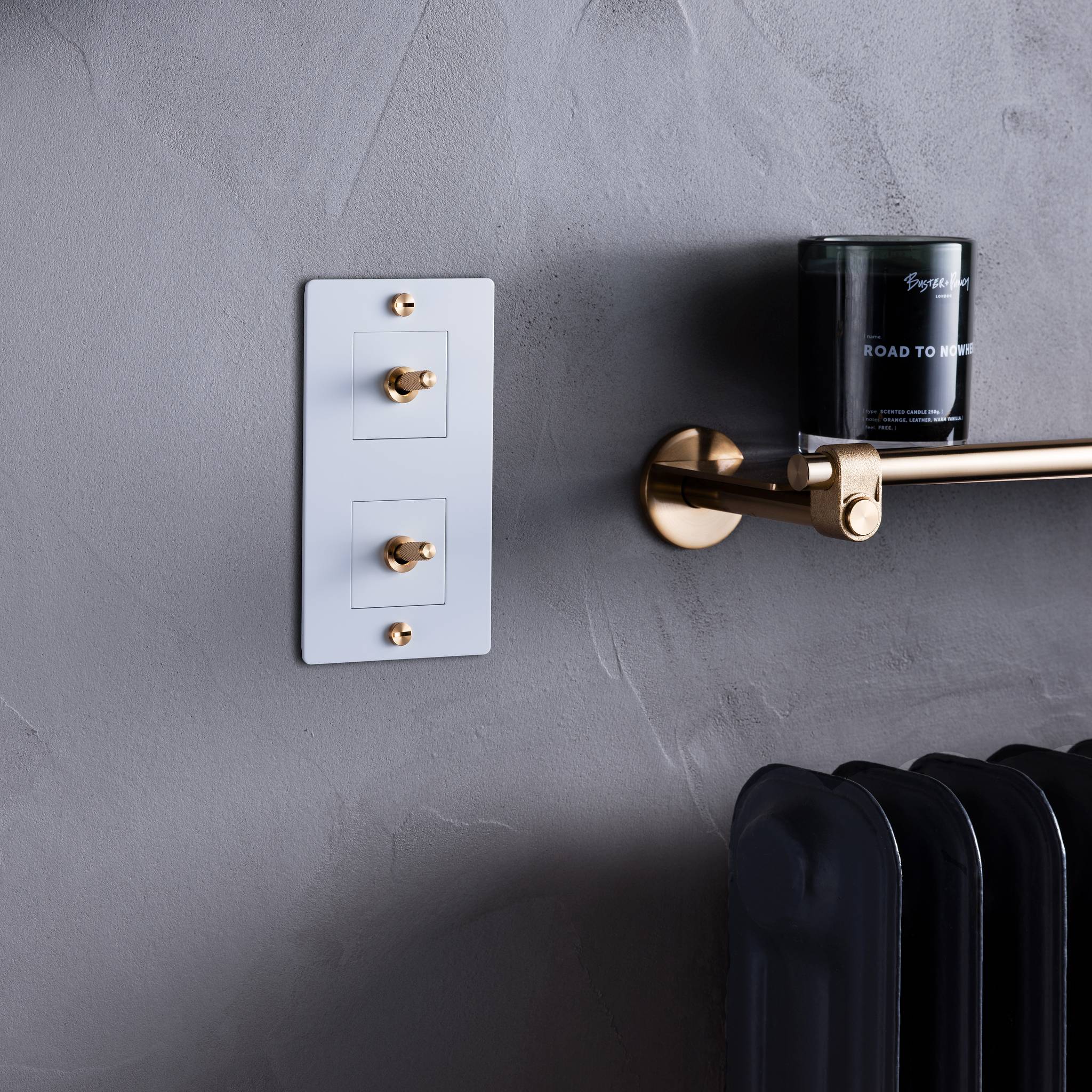 2G WALL PLATE / VERTICAL / WITH INFILLS / WITHOUT LOGO - Image 6
