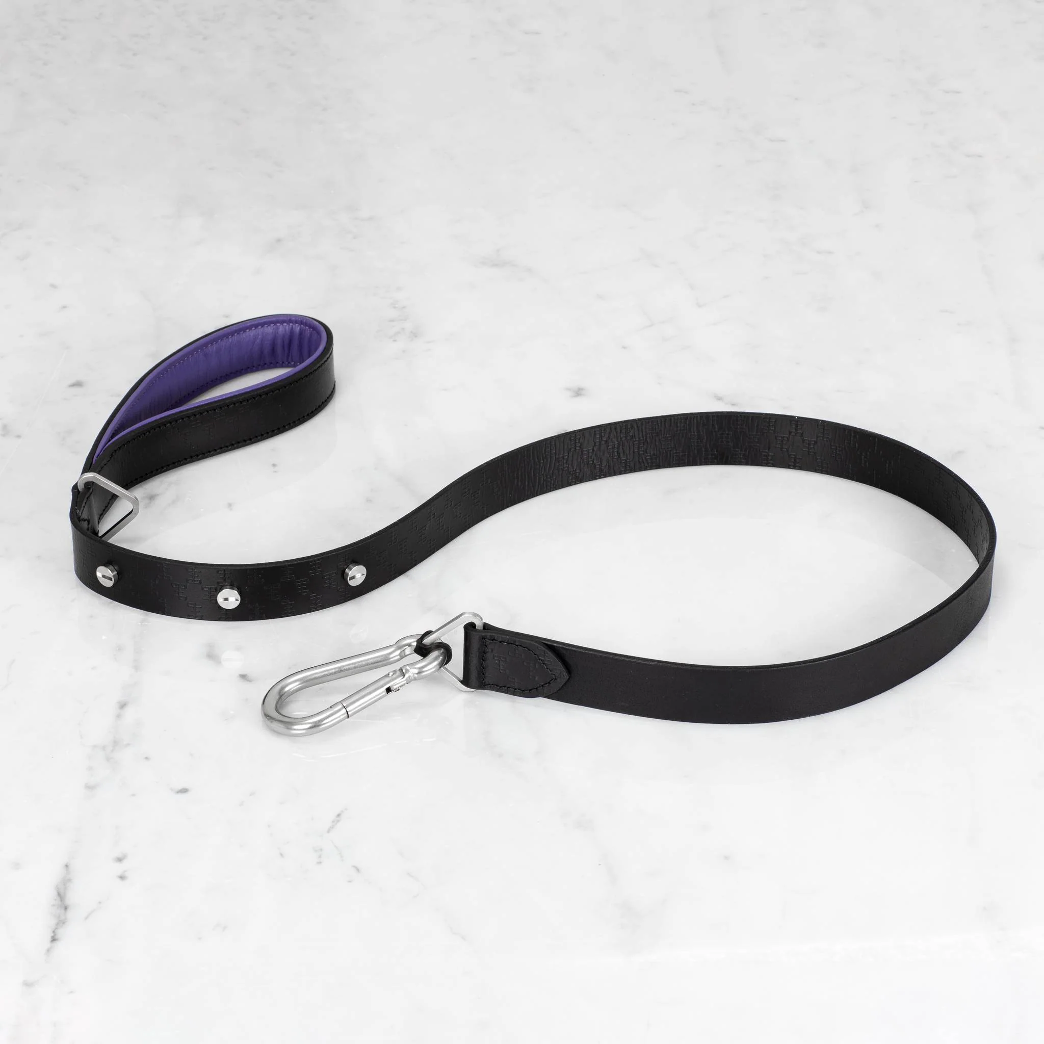 DOG LEAD / CROSS / BLACK / PURPLE - Image 4
