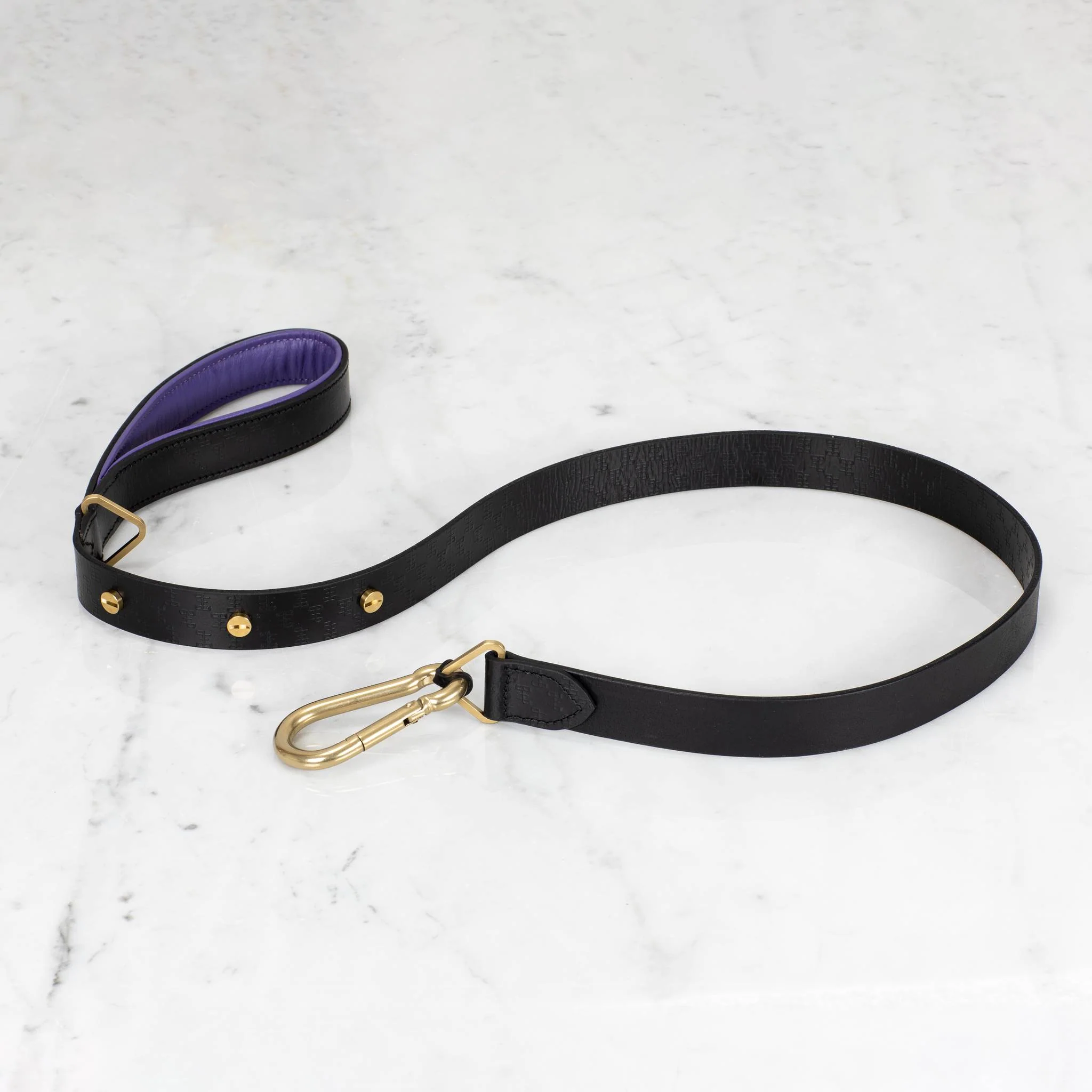 DOG LEAD / CROSS / BLACK / PURPLE - Image 8