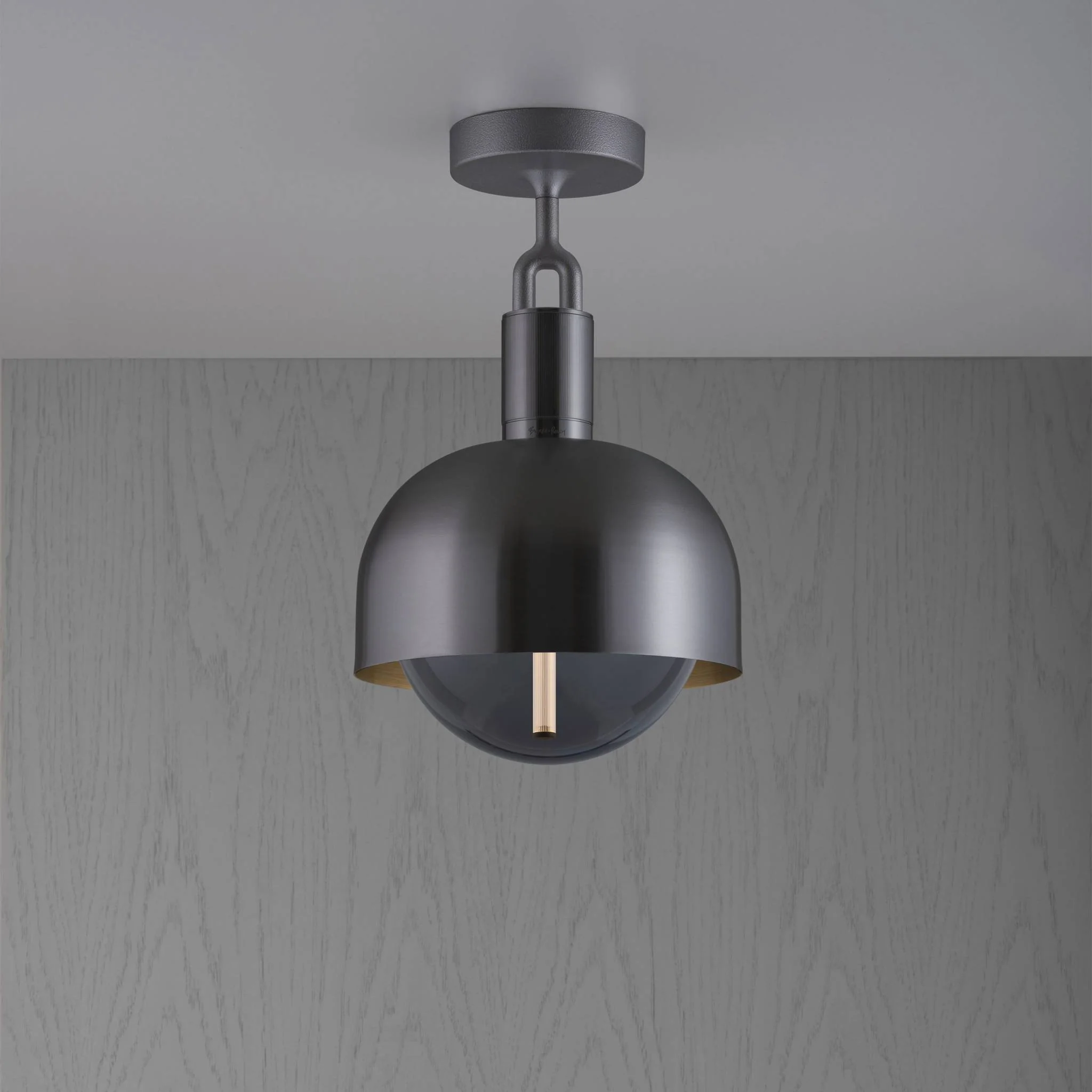 FORKED CEILING / LINEAR / SHADE / GLOBE / SMOKED / MEDIUM - Image 3