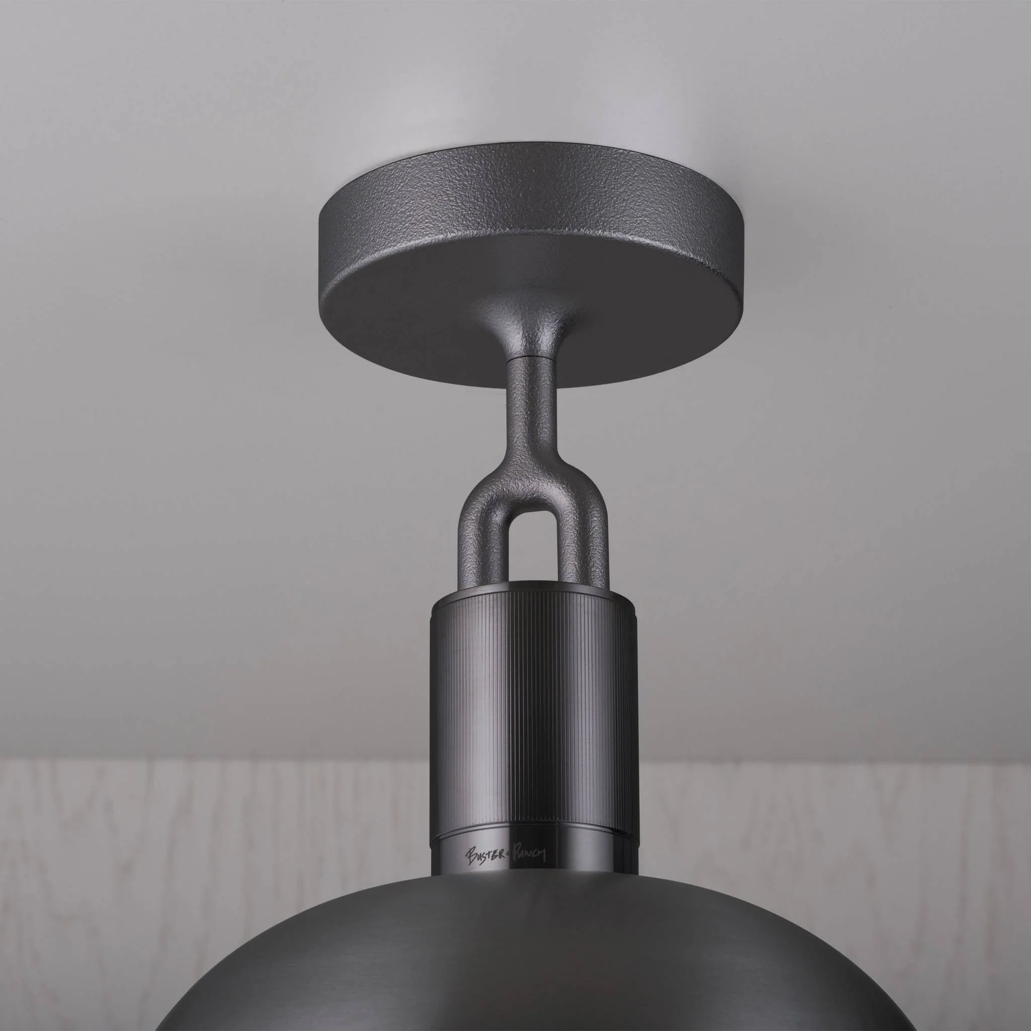 FORKED CEILING / LINEAR / SHADE / GLOBE / SMOKED / MEDIUM - Image 4