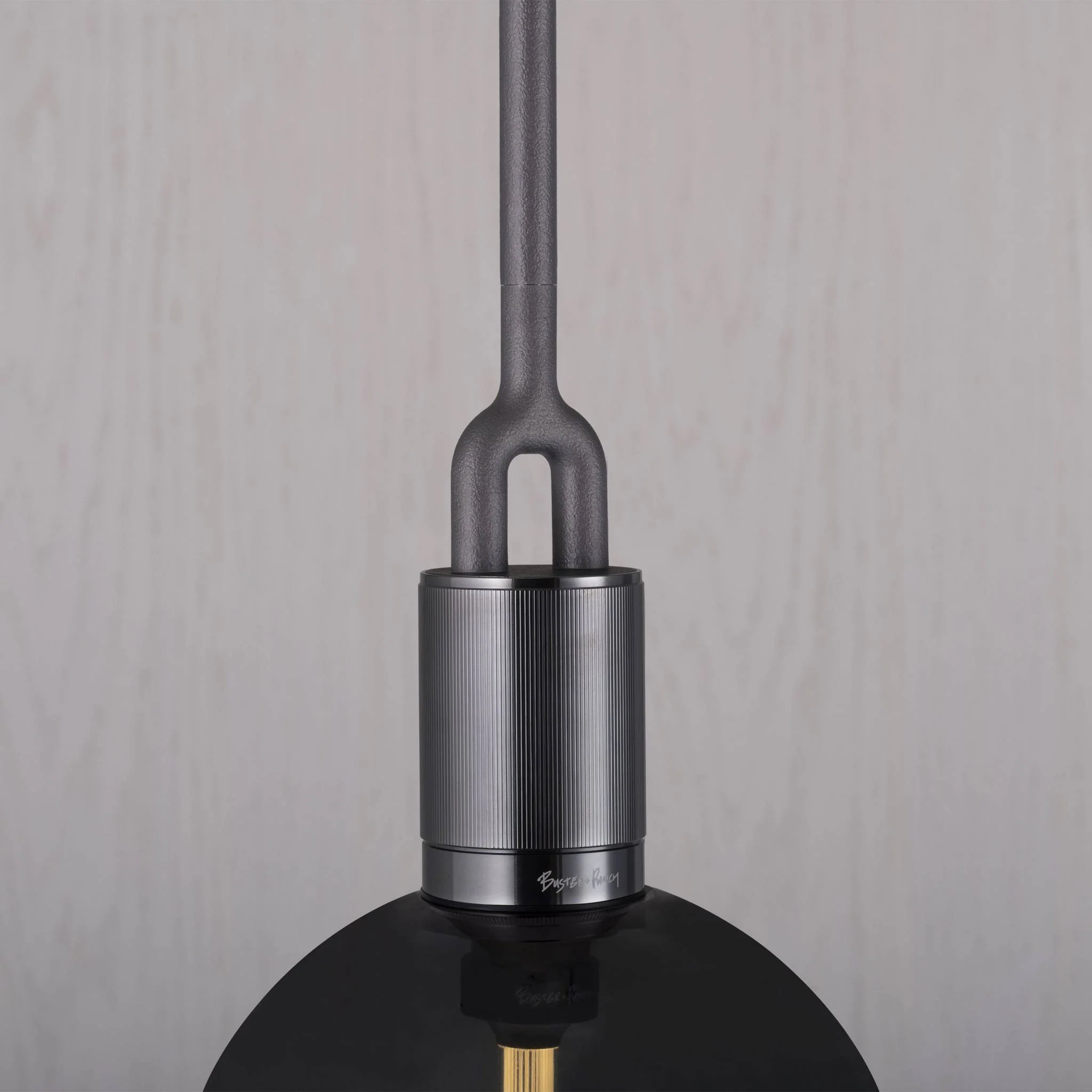 FORKED PENDANT / LINEAR / GLOBE / SMOKED / LARGE - Image 2
