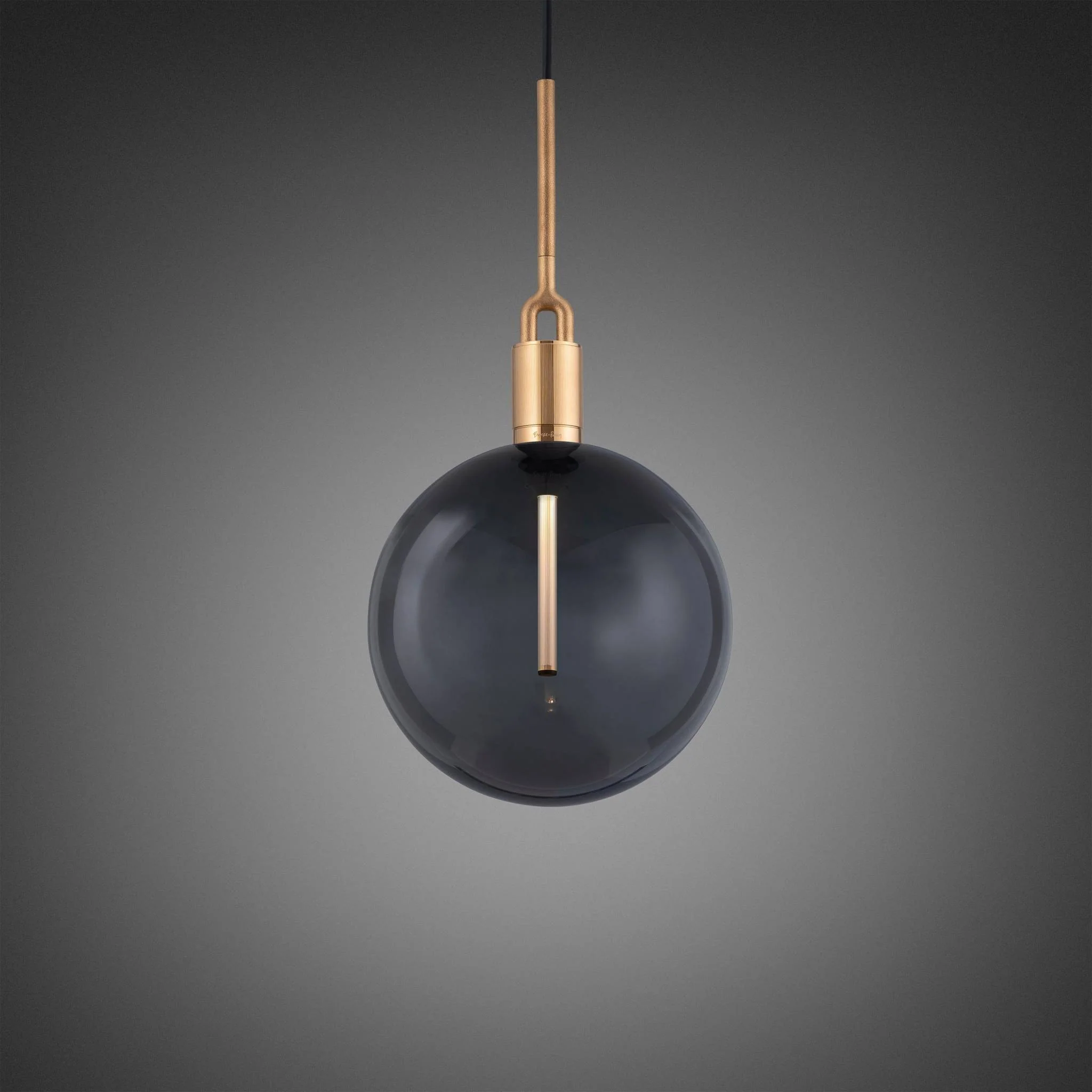 FORKED PENDANT / LINEAR / GLOBE / SMOKED / LARGE - Image 3