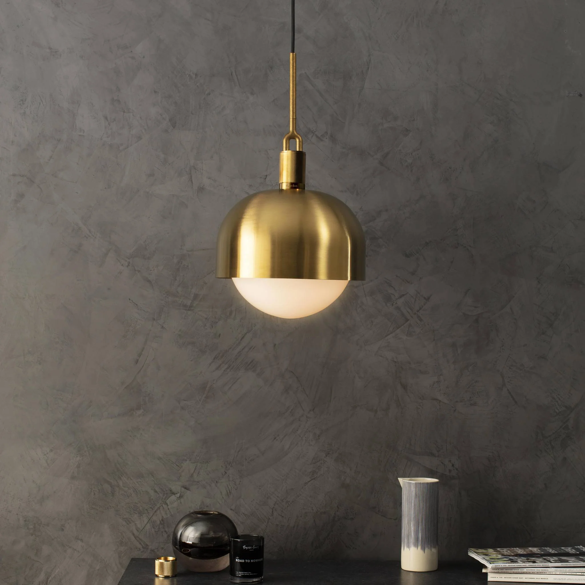 FORKED PENDANT / LINEAR / SHADE / GLOBE / OPAL / LARGE - Image 12