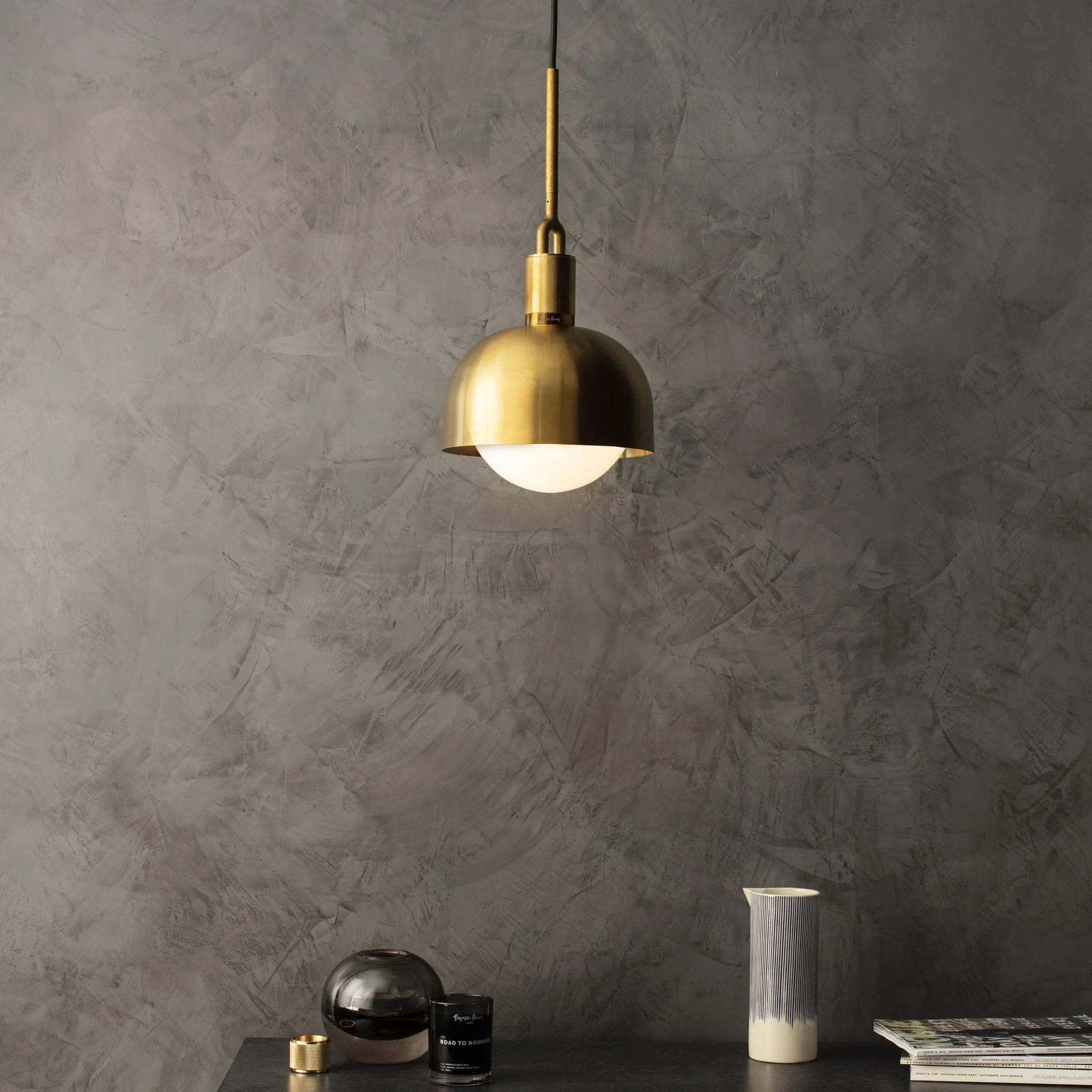 FORKED PENDANT / LINEAR / SHADE / GLOBE / OPAL / MEDIUM - Image 8