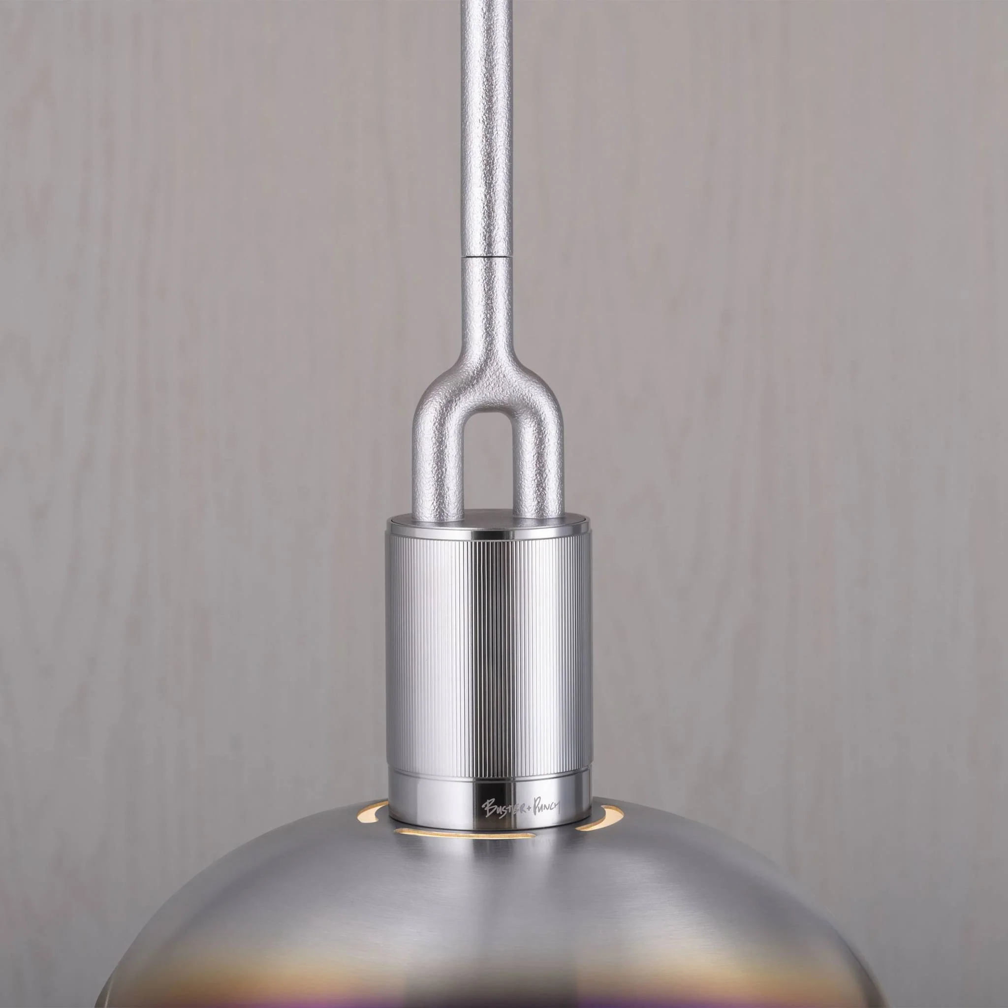 FORKED PENDANT / LINEAR / SHADE / GLOBE / SMOKED / LARGE - Image 2