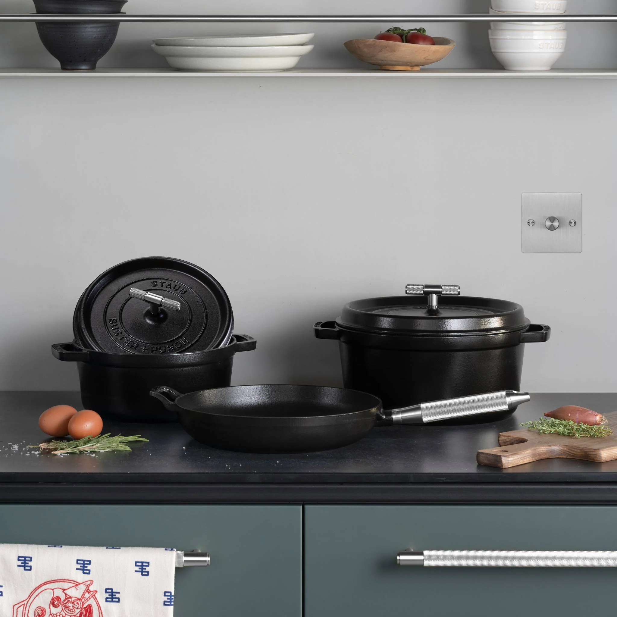 KITCHEN TOWEL / STAUB / FULL ENGLISH / BLUE - Image 5
